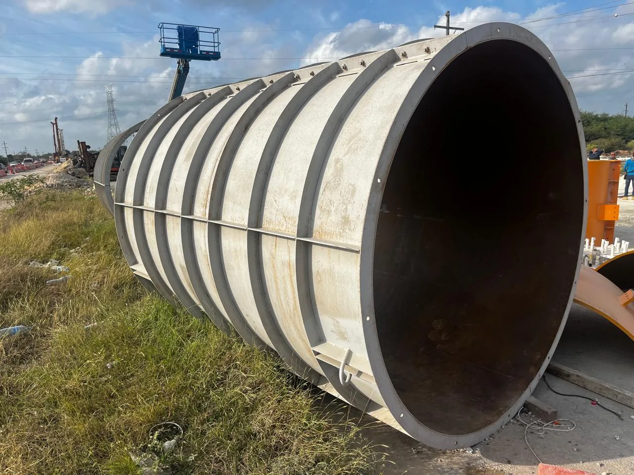 Cuerpo cilíndrico rolado de placa, para tanque