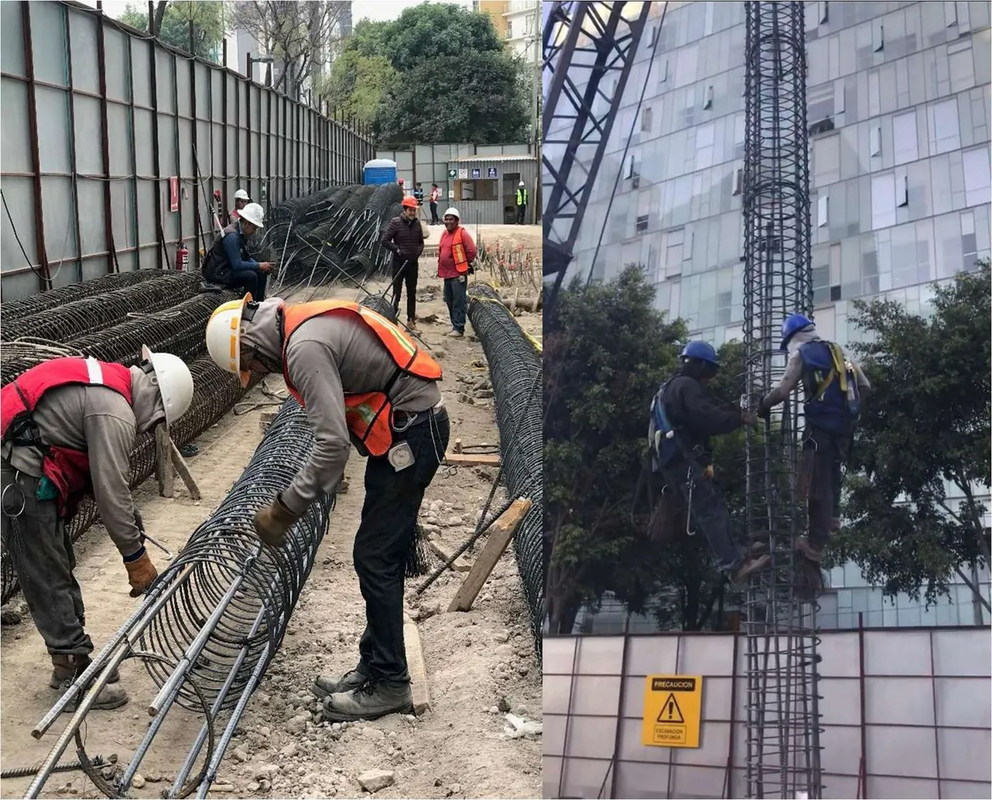 Trabajos de pilas en Neuchatel Lago 12